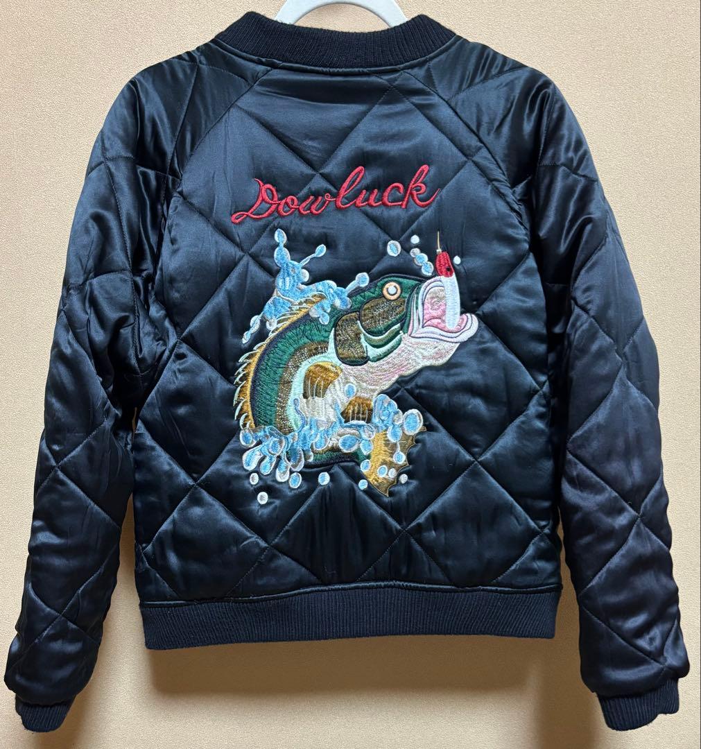 Dowluck エヴィスEVISU リバーシブル スカジャン 40ブラック 道楽