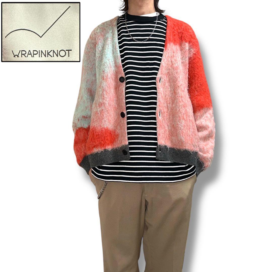 山田涼介着 超希少 WRAPINKNOTグラデーション モヘアカーディガン