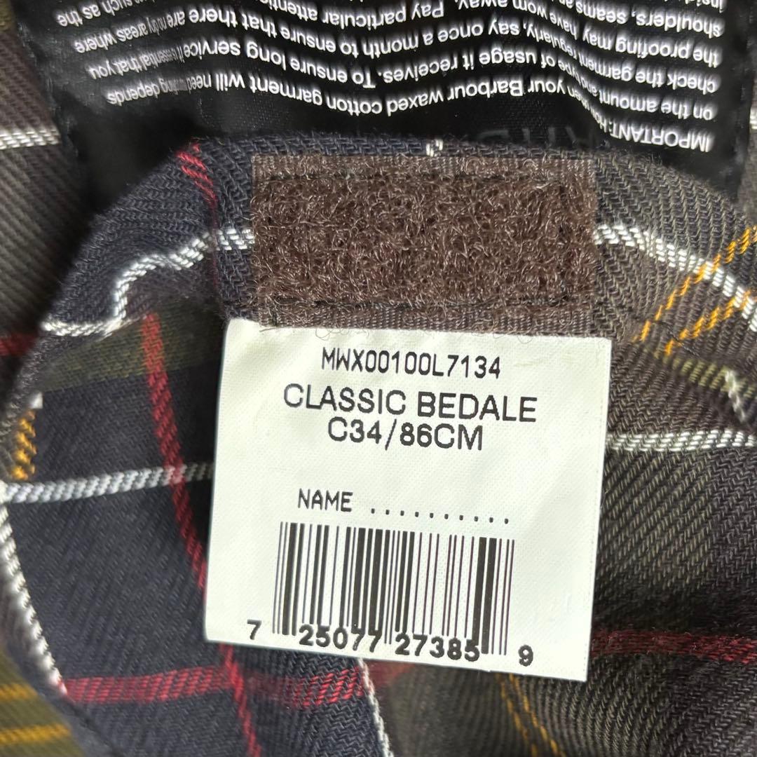 ゆ*ち様 超美品 barbour クラシックビデイル　ワックスジャケット 34