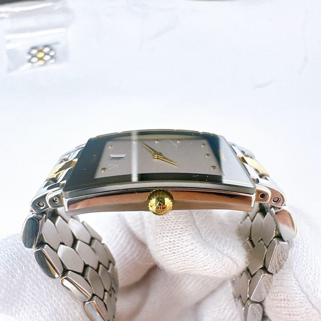 稼働 RADO ラドー 腕時計 フローレンス クォーツ 付属品 コンビ デイト