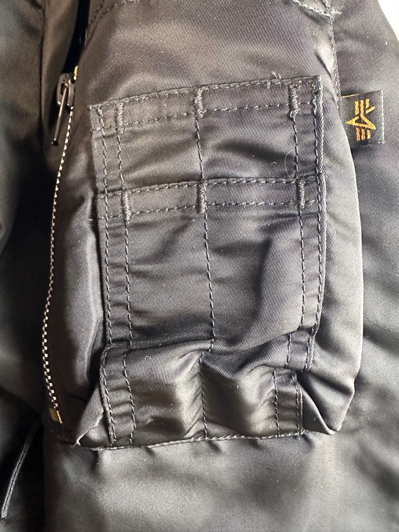 ALPHA MA-1 ブラック M