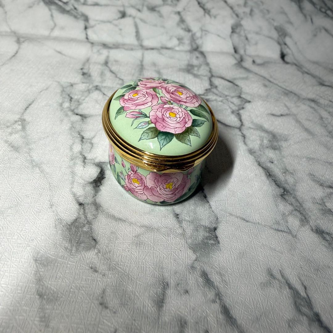 【限定・美品】ハルシオンデイズ エナメルボックス 50周年記念 薔薇 箱付き