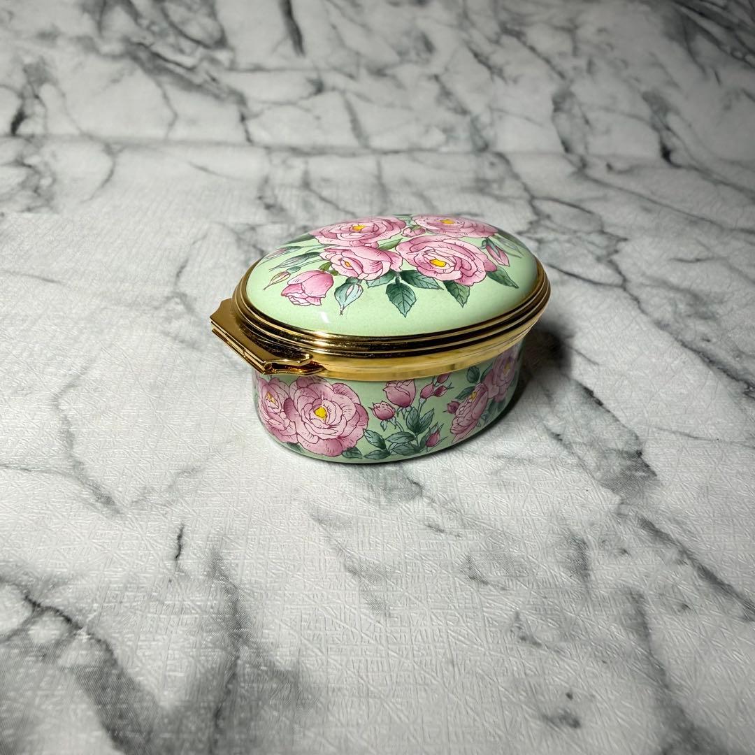 【限定・美品】ハルシオンデイズ エナメルボックス 50周年記念 薔薇 箱付き