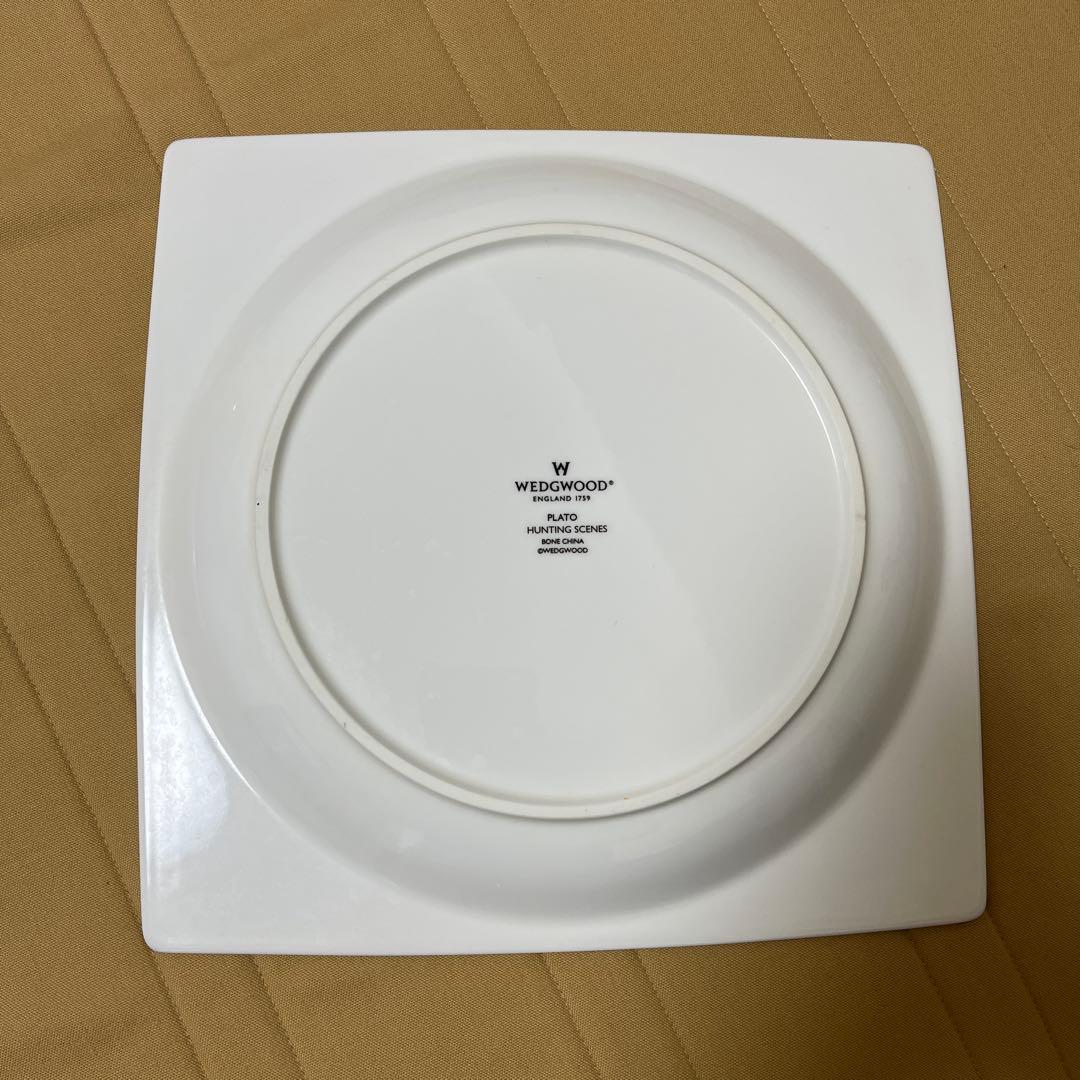 る*う様 美品‼︎WEDGEWOOD ハンティングシーン 大皿2枚組[廃盤希少]