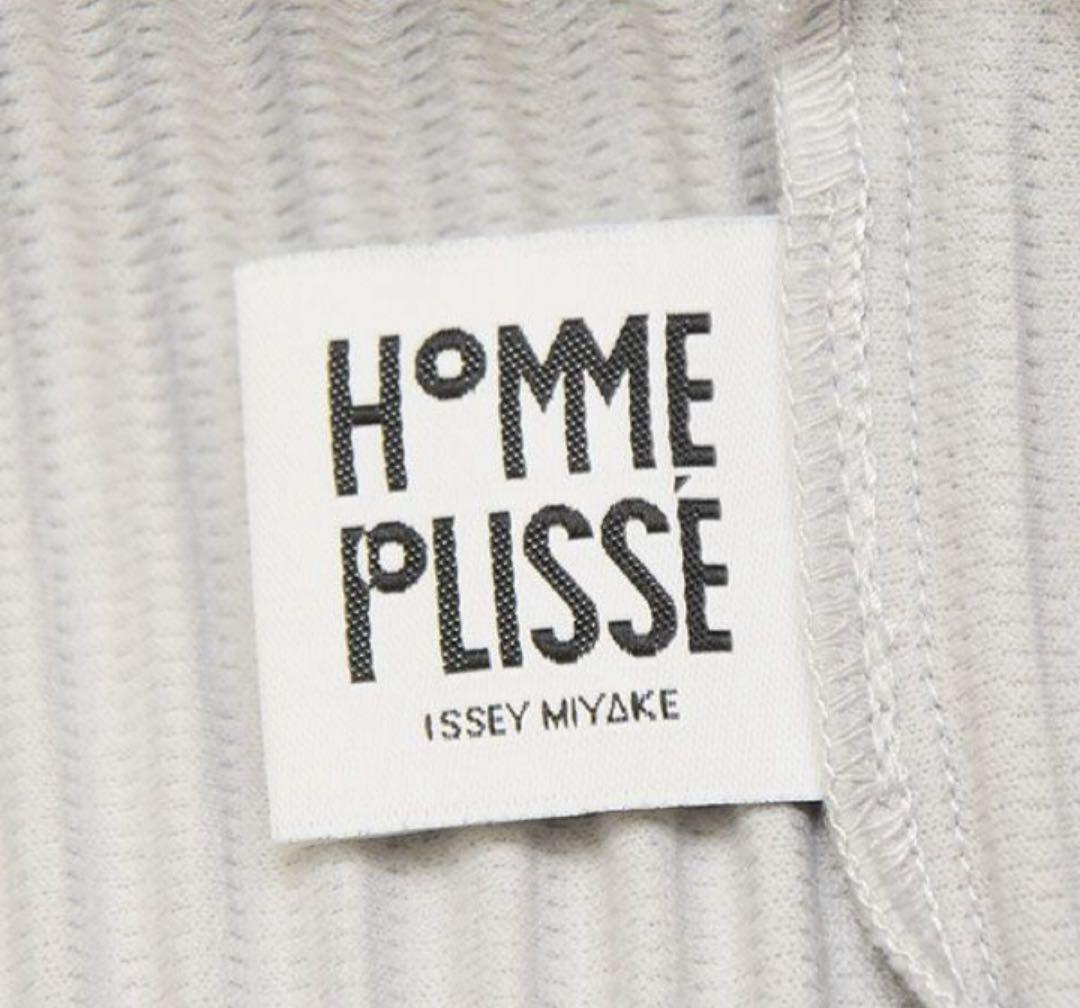 HOMMEPLISSE プリーツ長袖カットソー