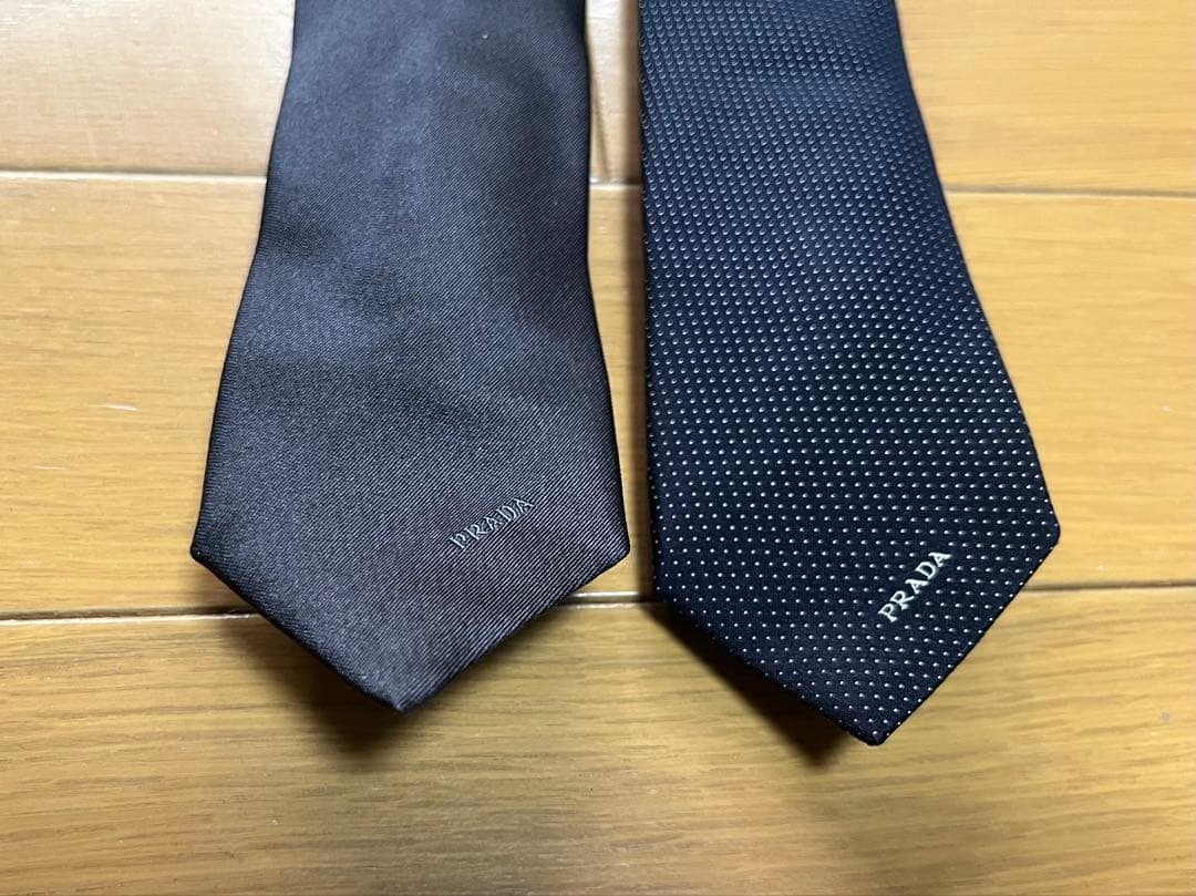PRADA ネクタイ　細身　2本セット