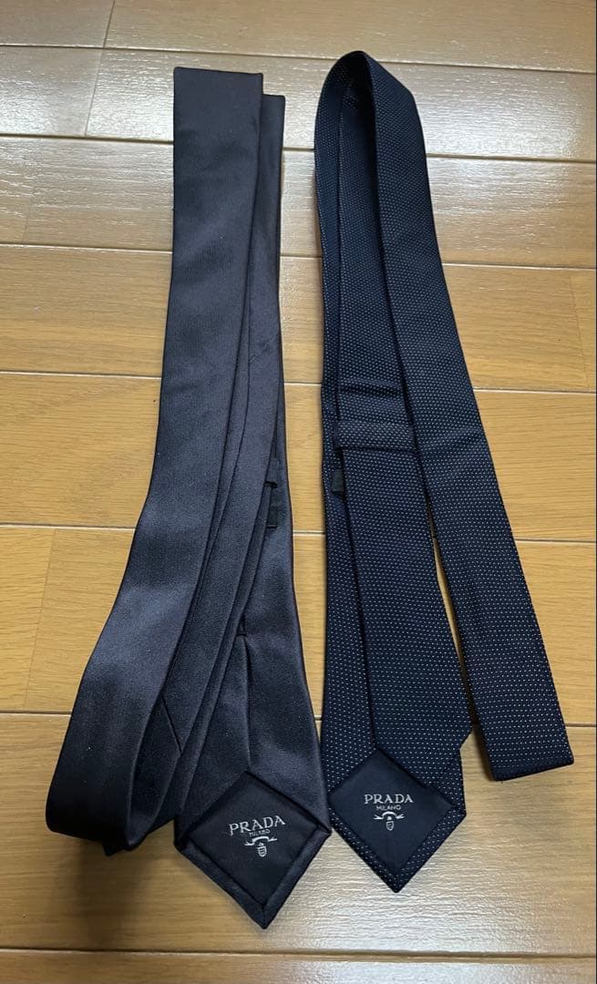 PRADA ネクタイ　細身　2本セット