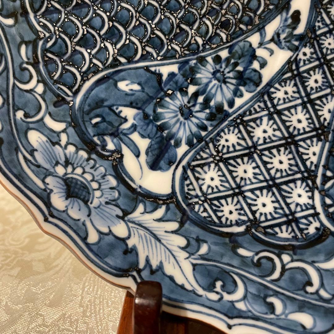 京焼　平安瑞泉　中皿　五枚揃い　共箱