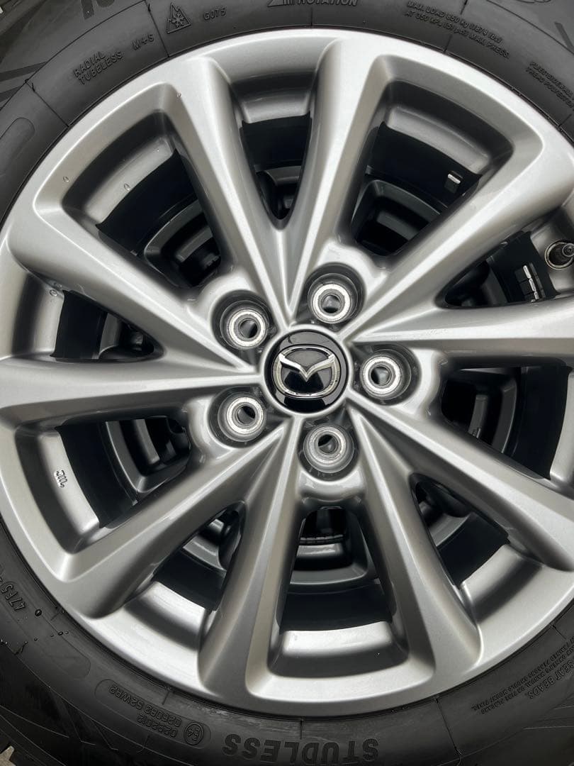 【美品】CX-5 純正 17インチ スタッドレスタイヤ＆ホイール4本セット