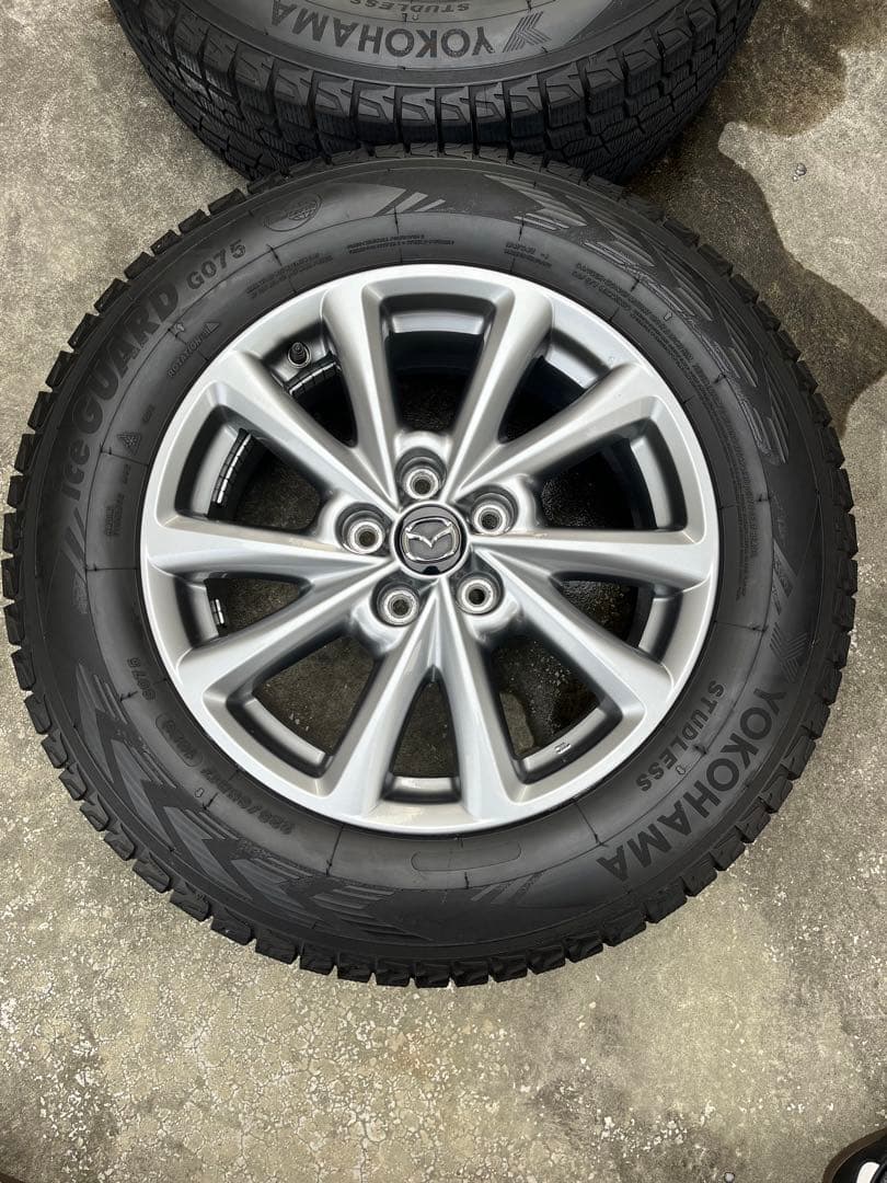 【美品】CX-5 純正 17インチ スタッドレスタイヤ＆ホイール4本セット