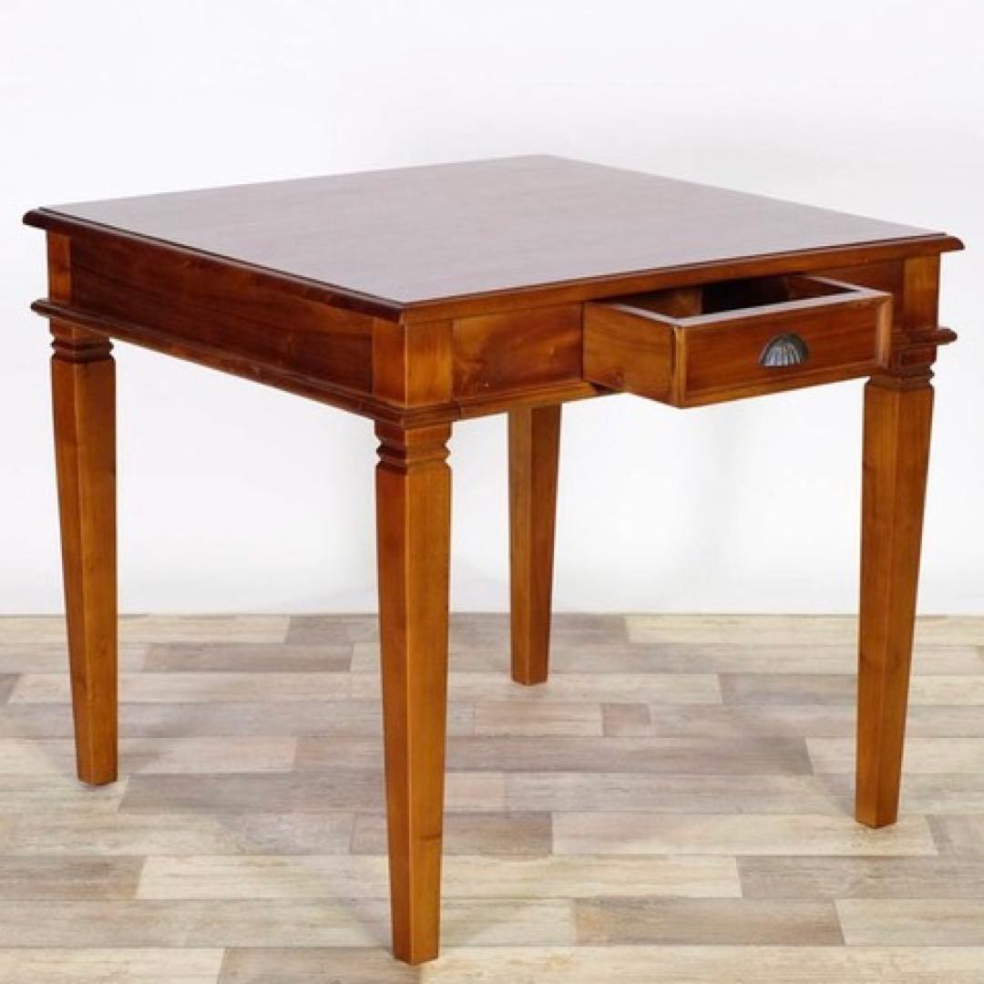 G 新品 アジアン ダイニングテーブル S カフェ カントリー 机 アンティーク