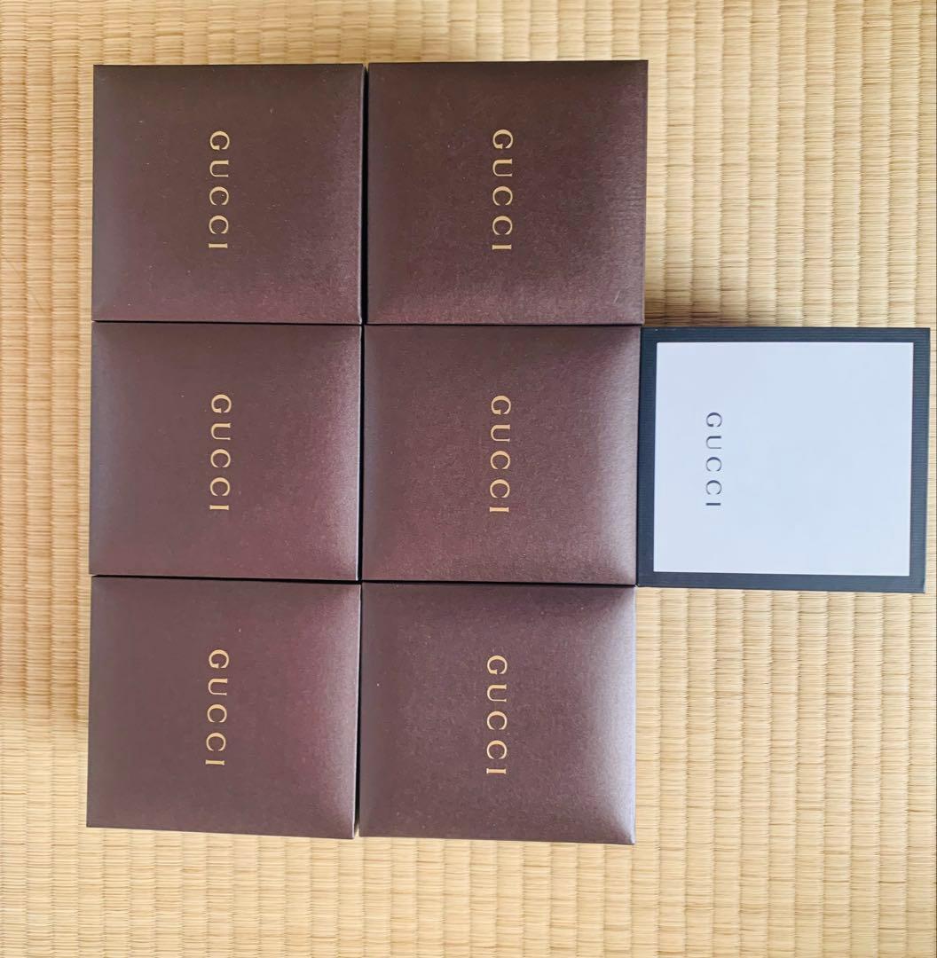 ピンクの猫ページ•GUCCI ブラウン 時計の空箱のみ7個セット