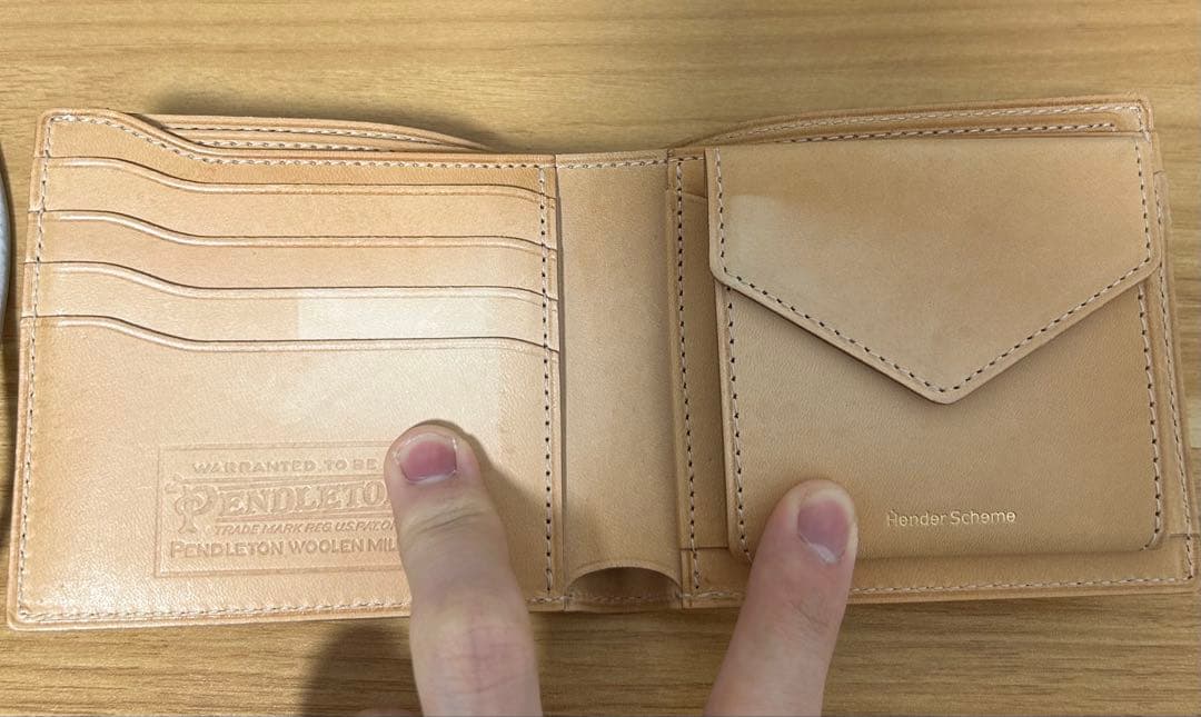 Hender Scheme × PENDLETON half wallet 極美