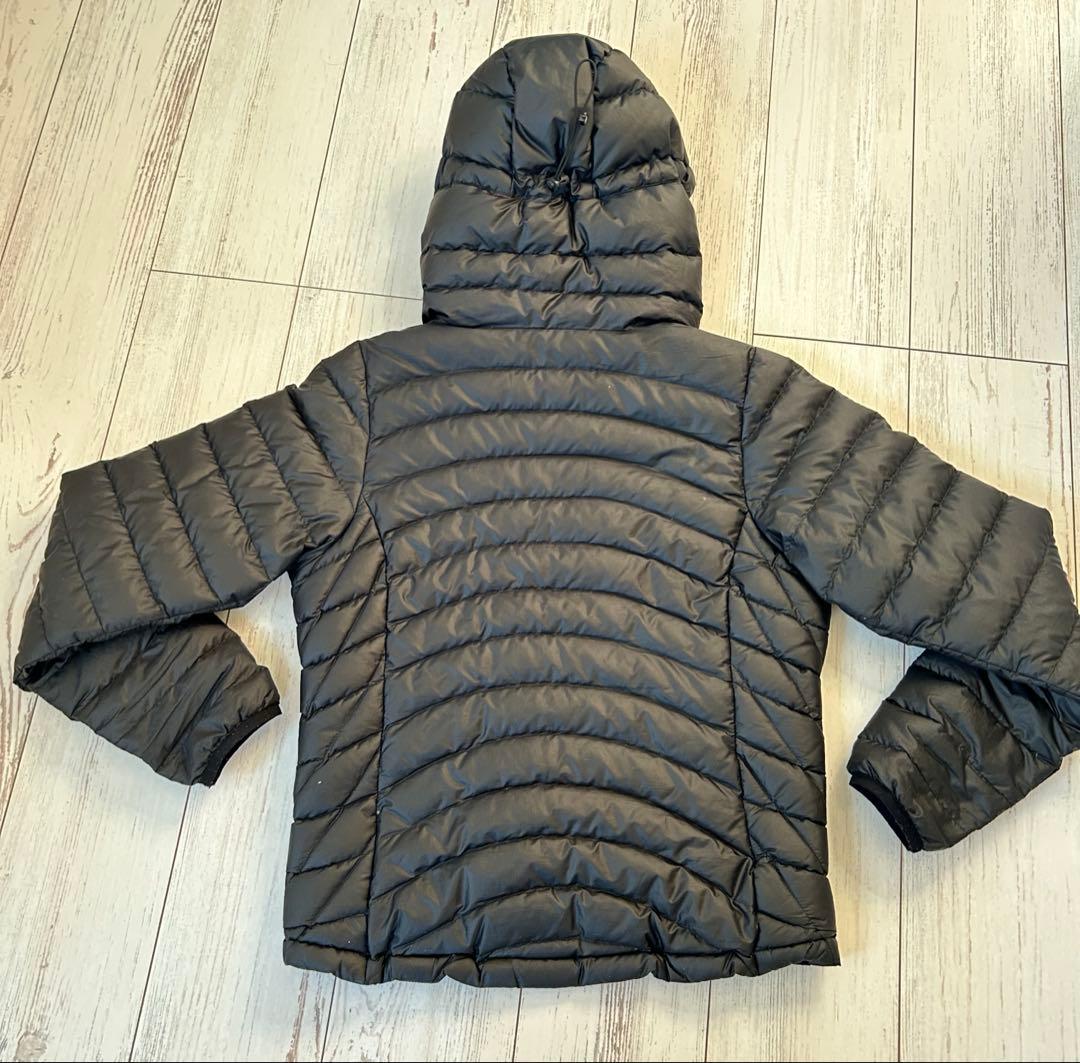 patagonia ダウンセーター フーディ レディース ブラック XS