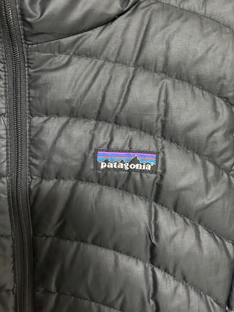patagonia ダウンセーター フーディ レディース ブラック XS