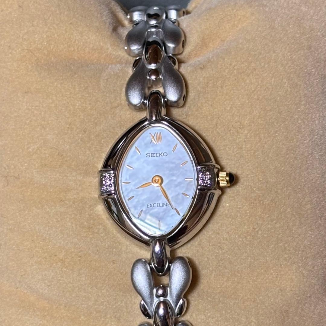 未使用品SEIKO セイコー エクセリーヌ レディース クォーツ 稼働品