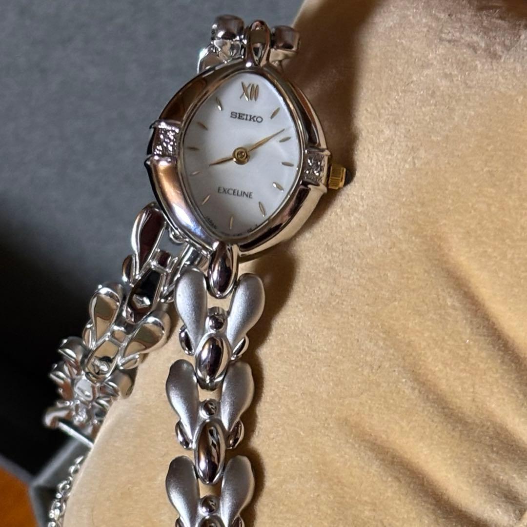 未使用品SEIKO セイコー エクセリーヌ レディース クォーツ 稼働品