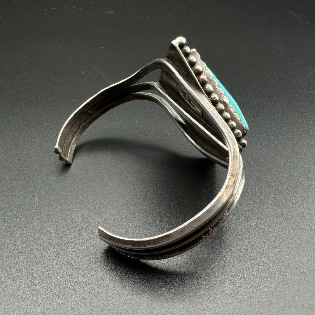 Navajo Aaron Anderson モレンシターコイズ バングル