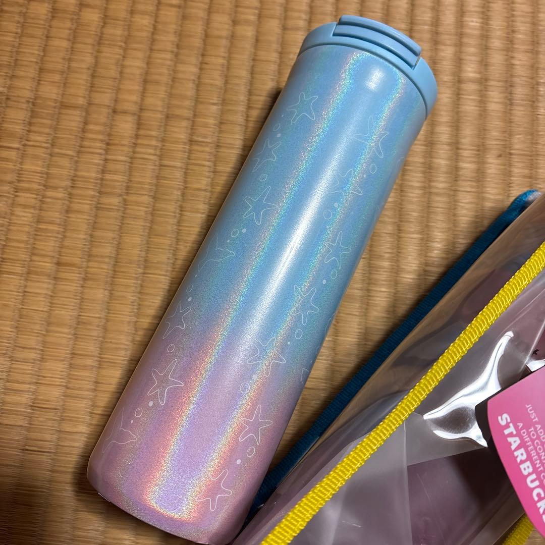 新品　スターバックス　ステンレスボトル　ピーチグラデーション　473ml