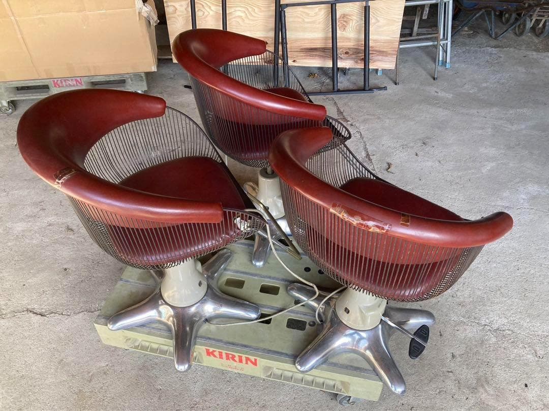 椅子　Takara Belmont Chairs 3脚 70s 福岡県引取限定