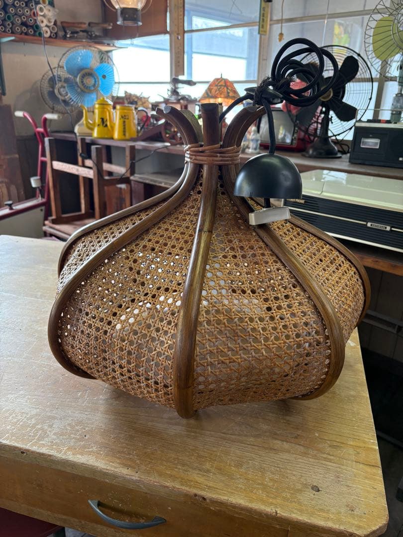 mik　ペンダントライト　吊り下げ照明　ラタン　モダン　ラタン照明