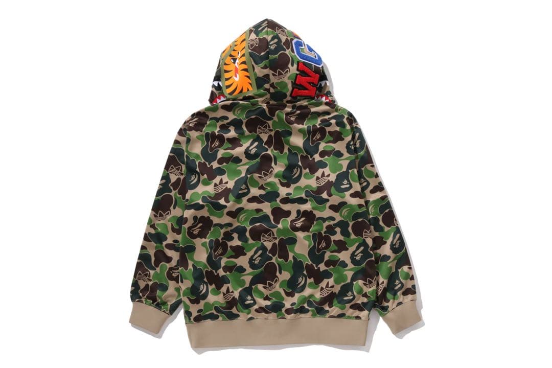 トップス [S] Adidas bape CAMO SHARK ZIP HOODIE