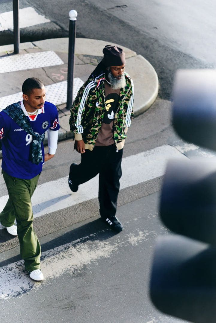 トップス [S] Adidas bape CAMO SHARK ZIP HOODIE