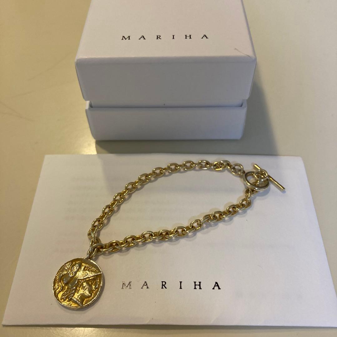 【お値下げ】MARIHA ケーブルチェーン  ブレスレット ゴールド