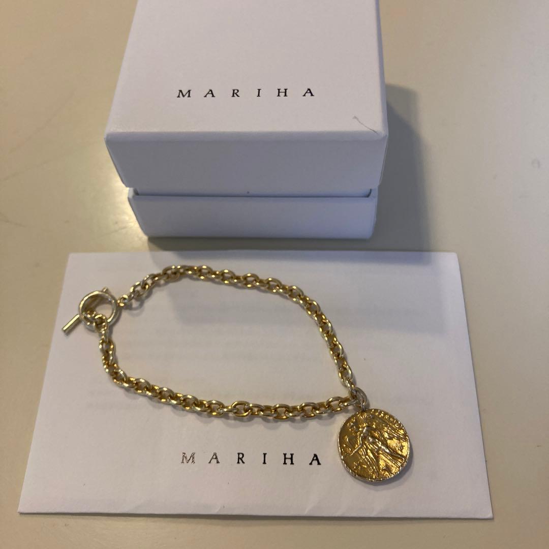 【お値下げ】MARIHA ケーブルチェーン  ブレスレット ゴールド