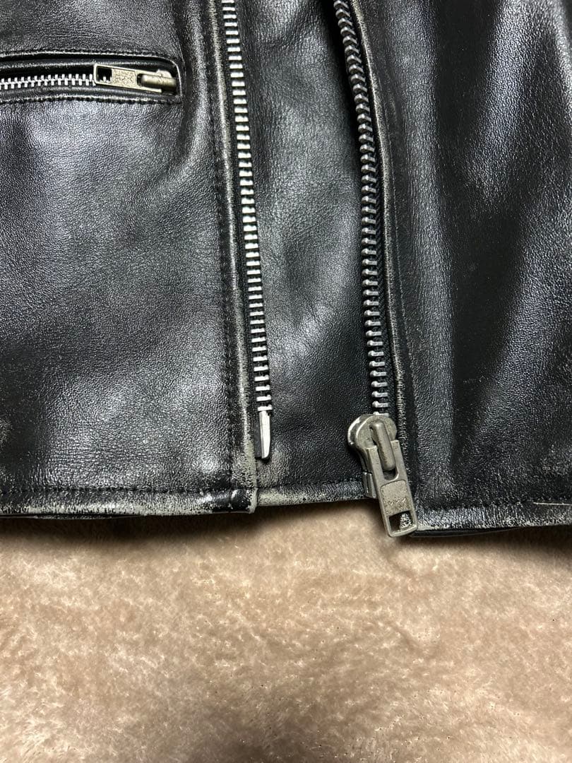 EEZAN （イーザン）本革 ダブルライダースジャケット　40