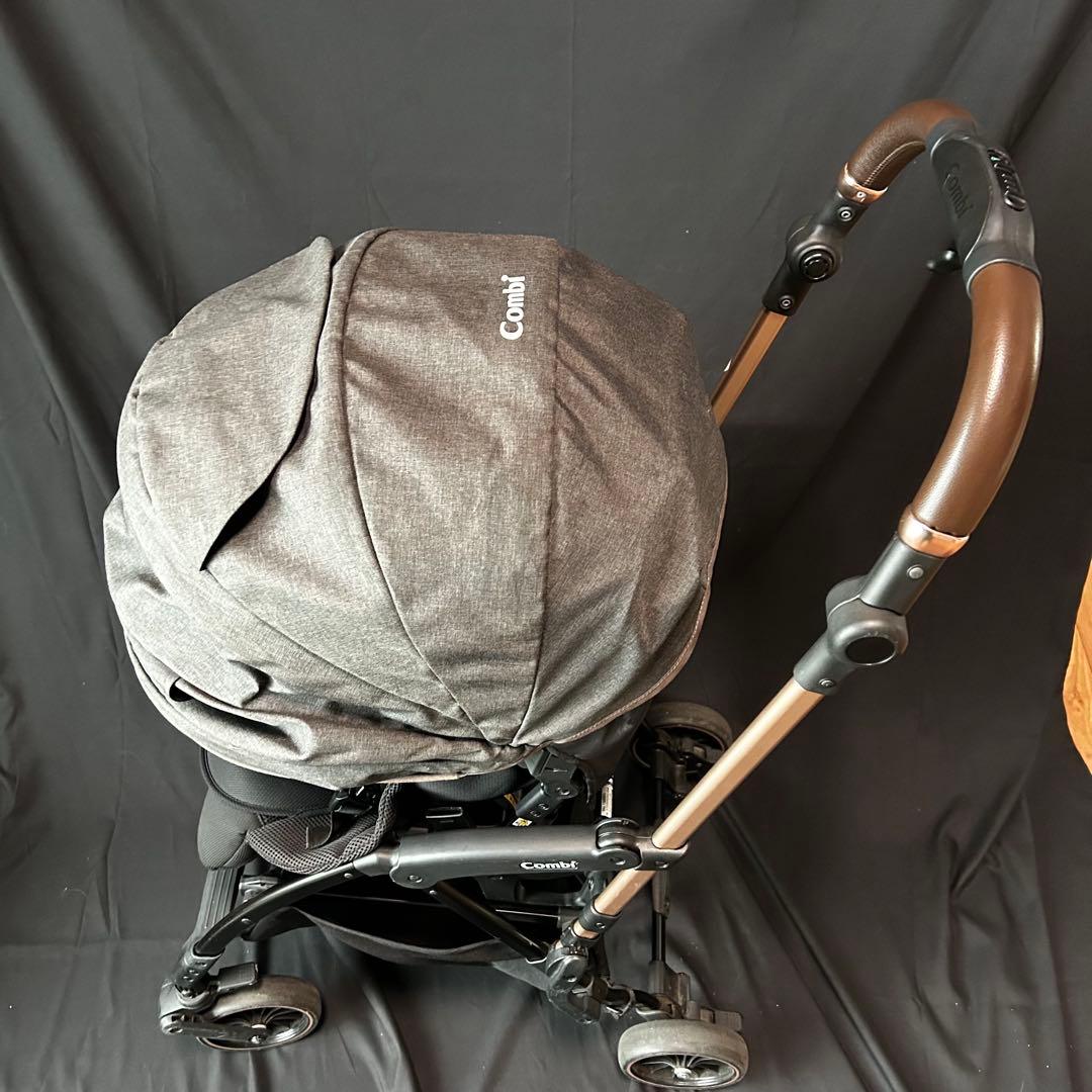 【美品】コンビ スゴカルminimo plus エッグショック レーヴグレー