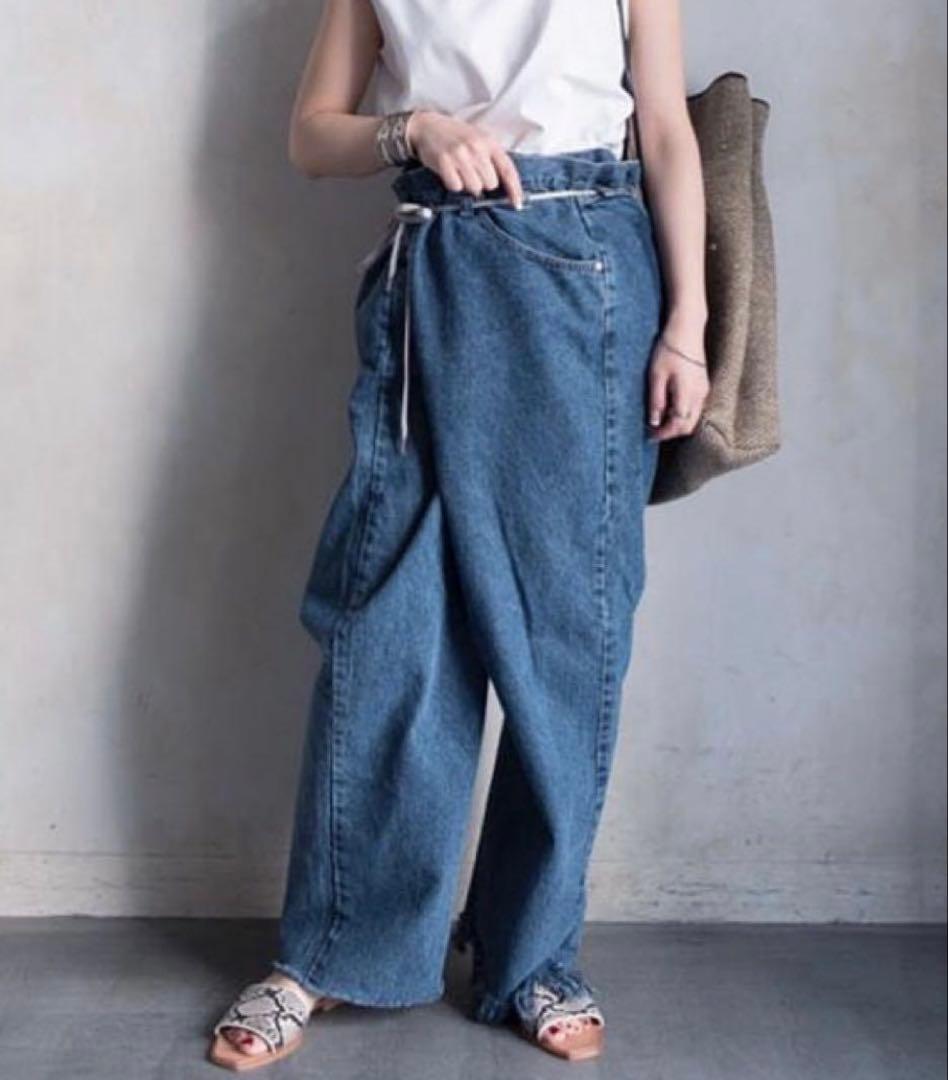 パンツ MAISON EUREKA VINTAGE REWORK BIGGY 017