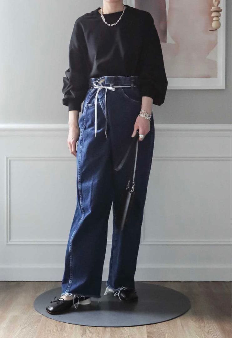 パンツ MAISON EUREKA VINTAGE REWORK BIGGY 017