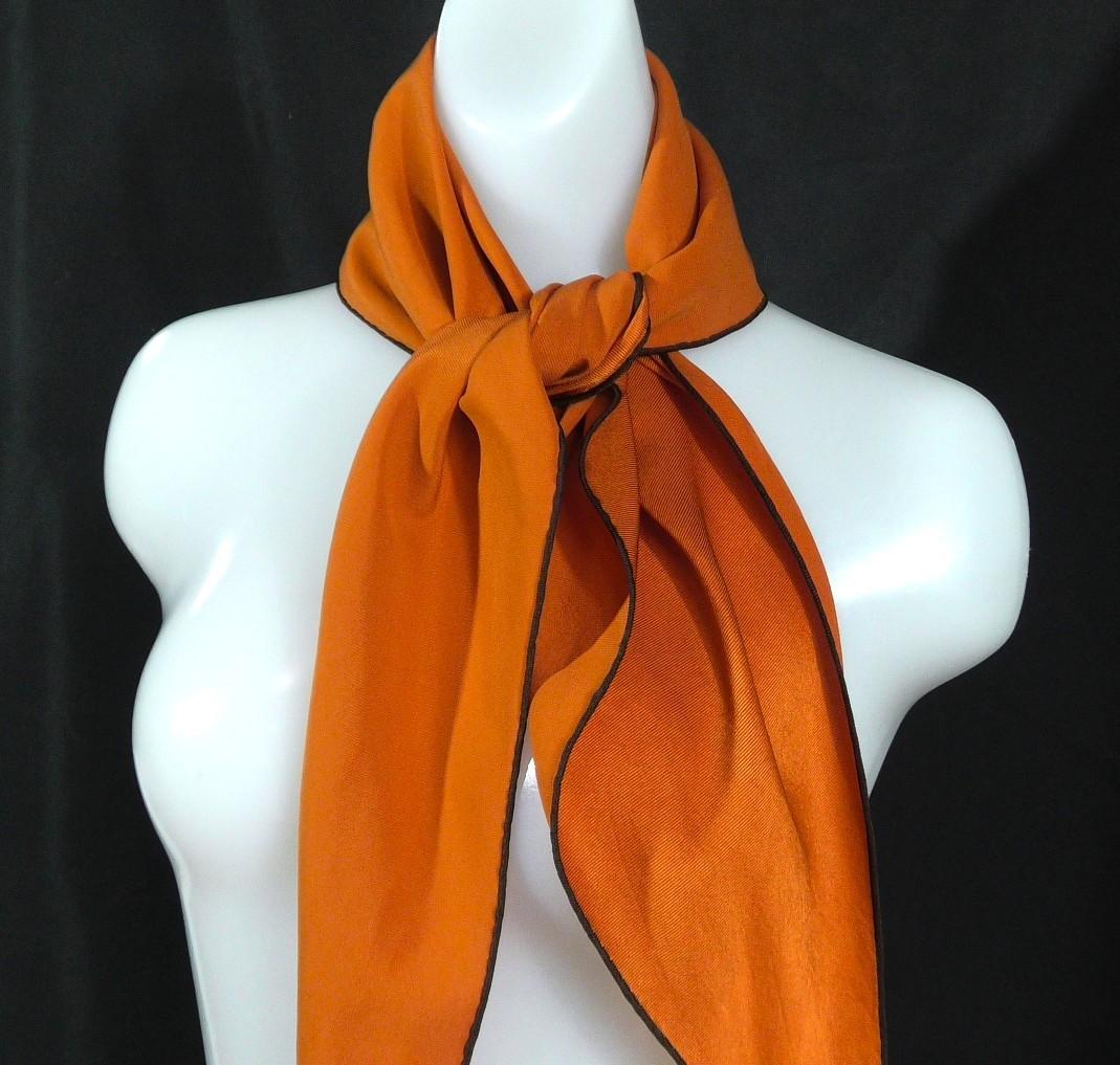 HERMES エルメス　スカーフ ロサンジュ　D453