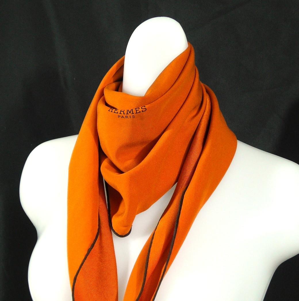 HERMES エルメス　スカーフ ロサンジュ　D453