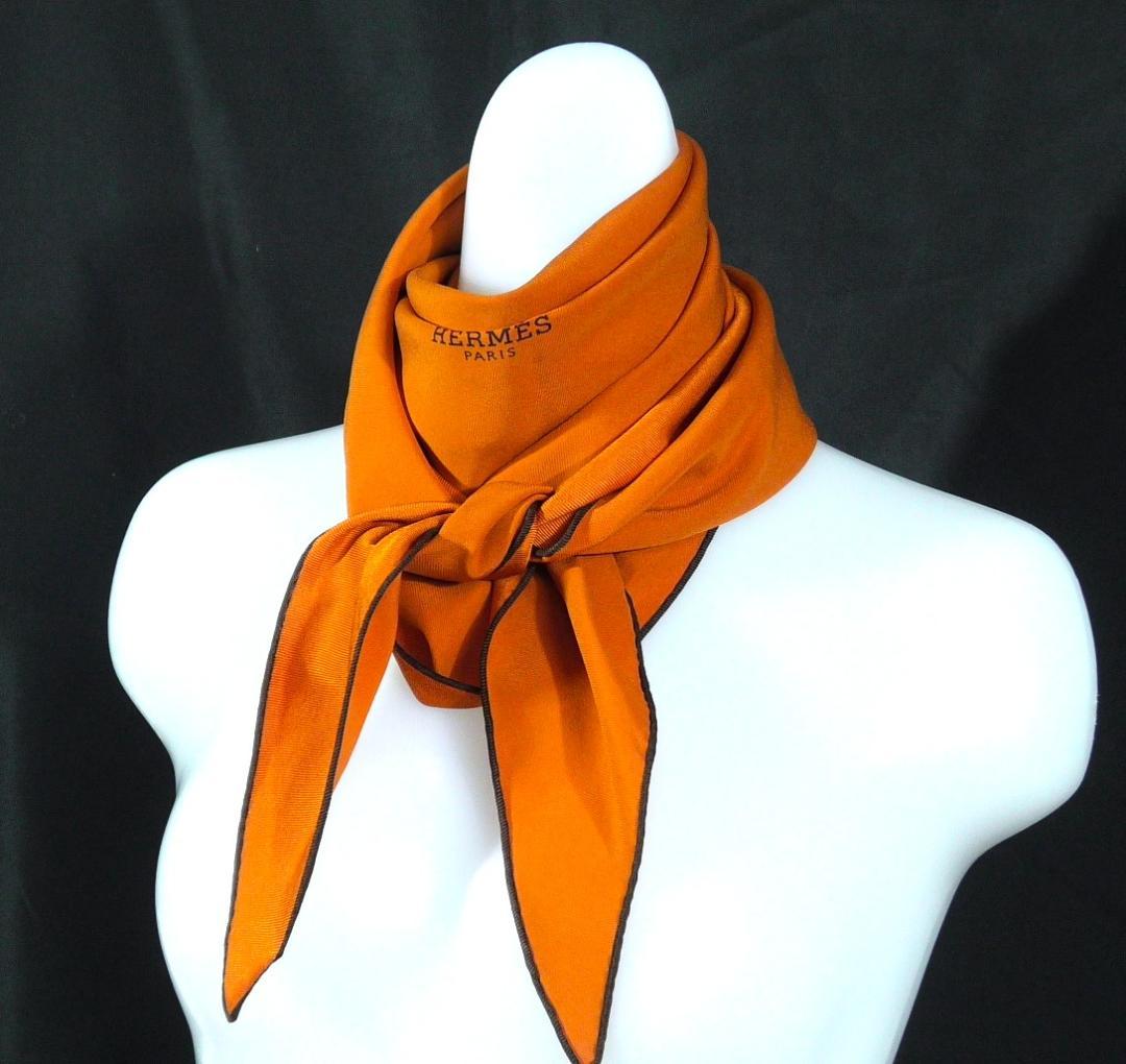 HERMES エルメス　スカーフ ロサンジュ　D453