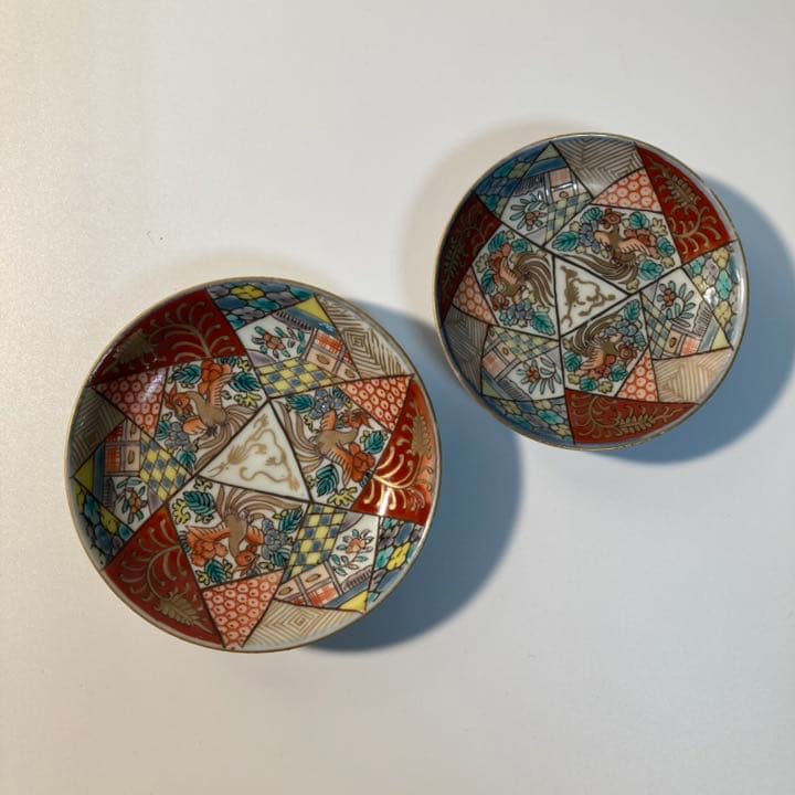伊万里金欄手通りもの6点×2セット　骨董　古伊万里　R0216ダE