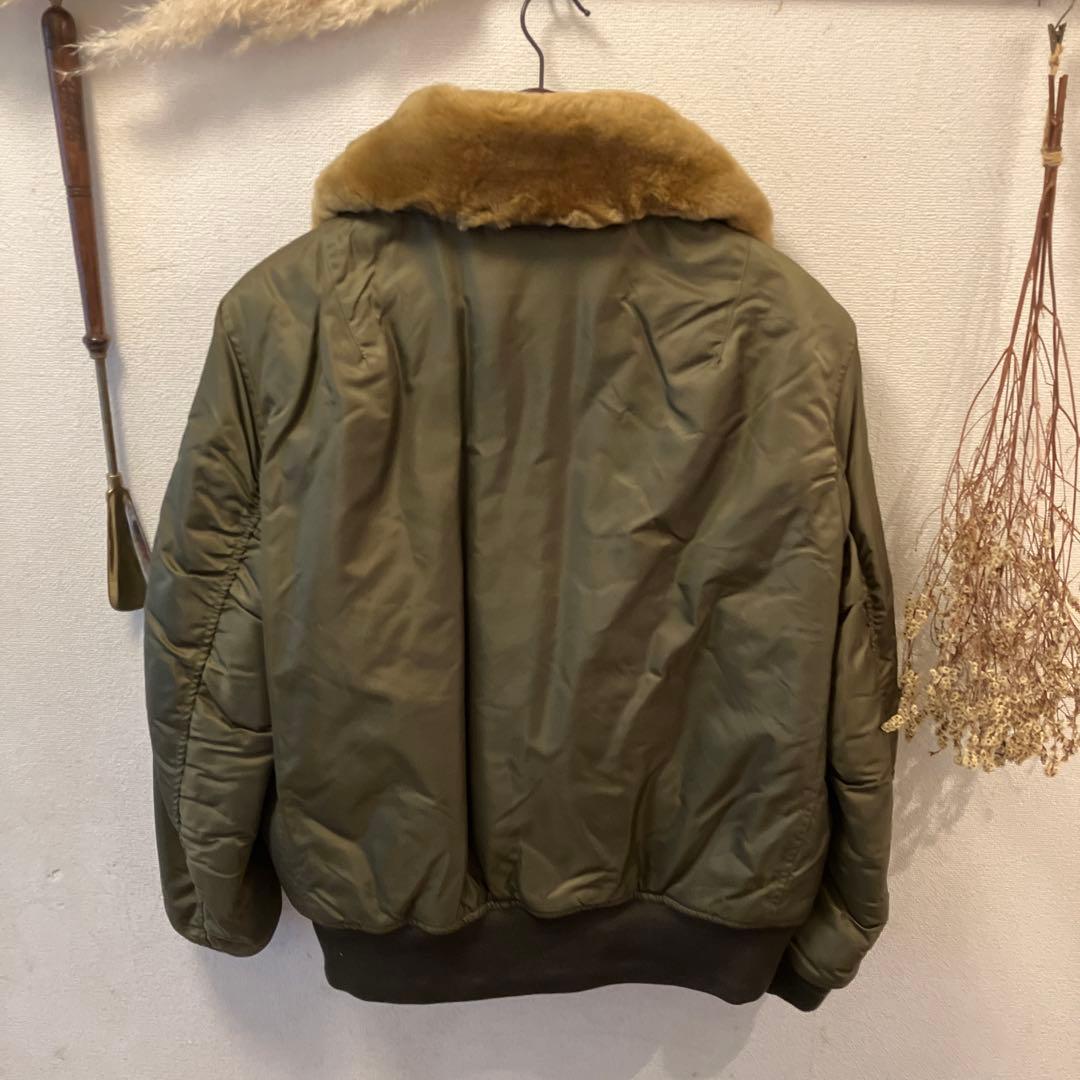 KARAKU B-15フライトジャケット M オリーブ　美品