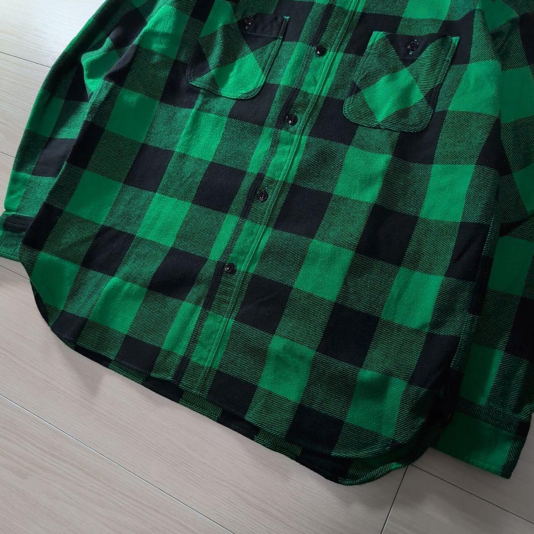 SUGARCANE 厚手 ネルシャツ バッファローチェック L