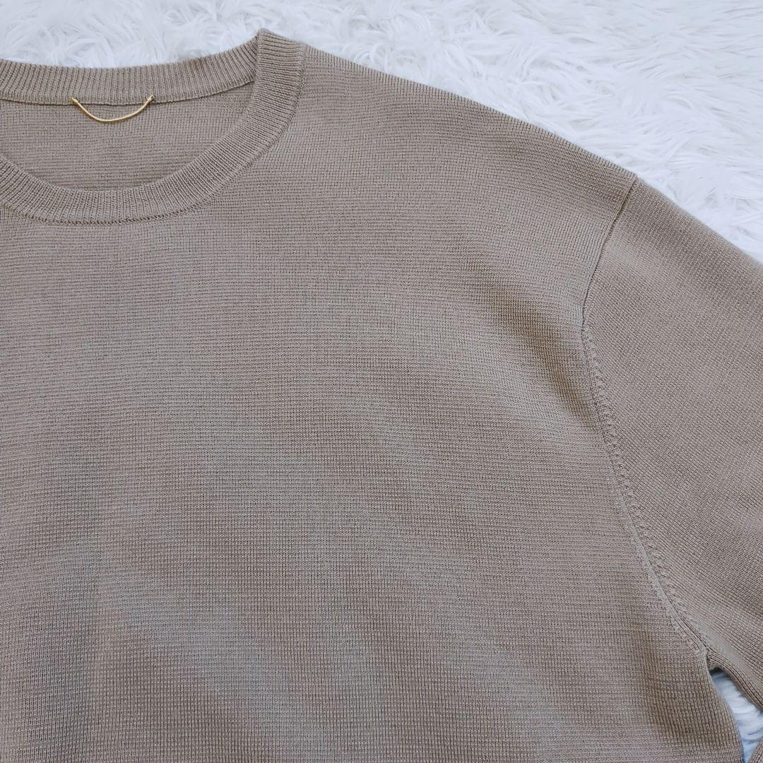 L'Appartement アパルトモン ショート丈 クルーネックニット 現行