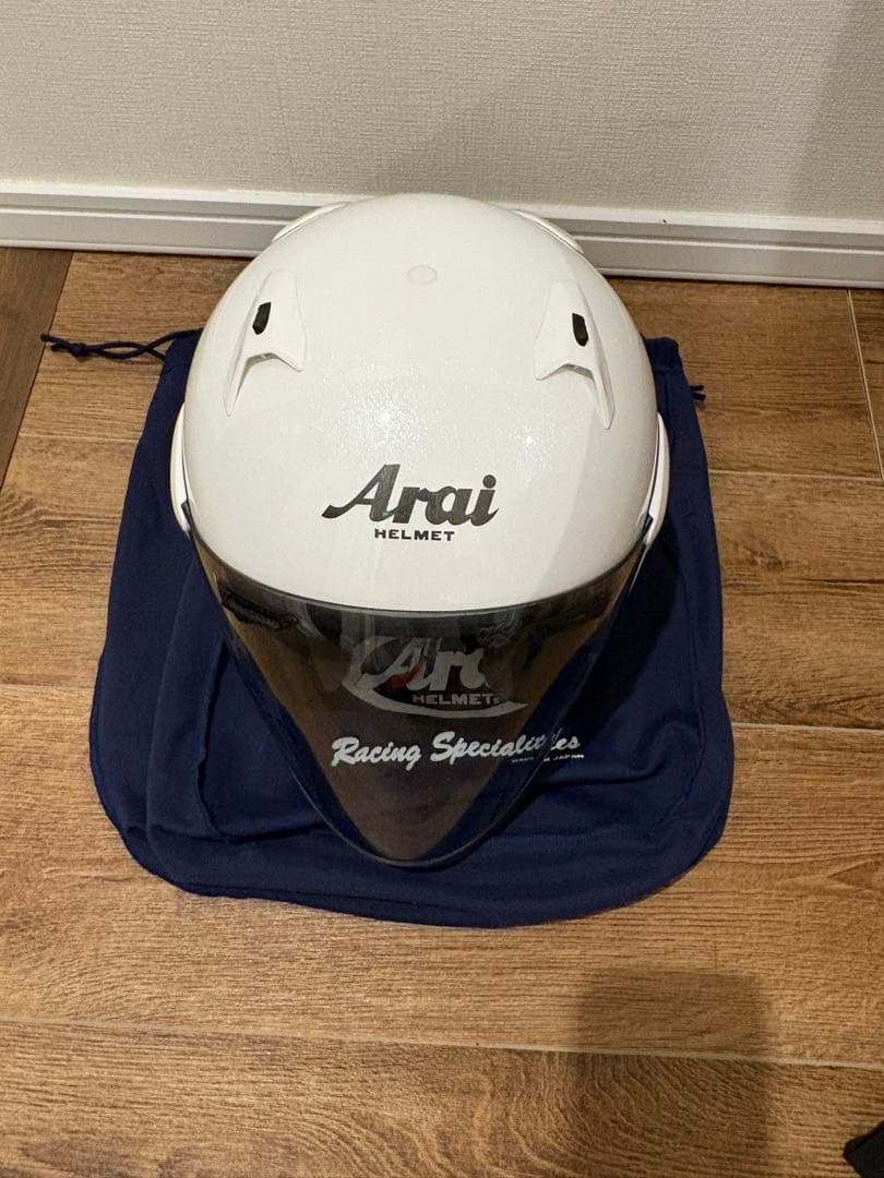 ヌ*ー様 Arai ジェットヘルメット ホワイト　SZG sサイズ
