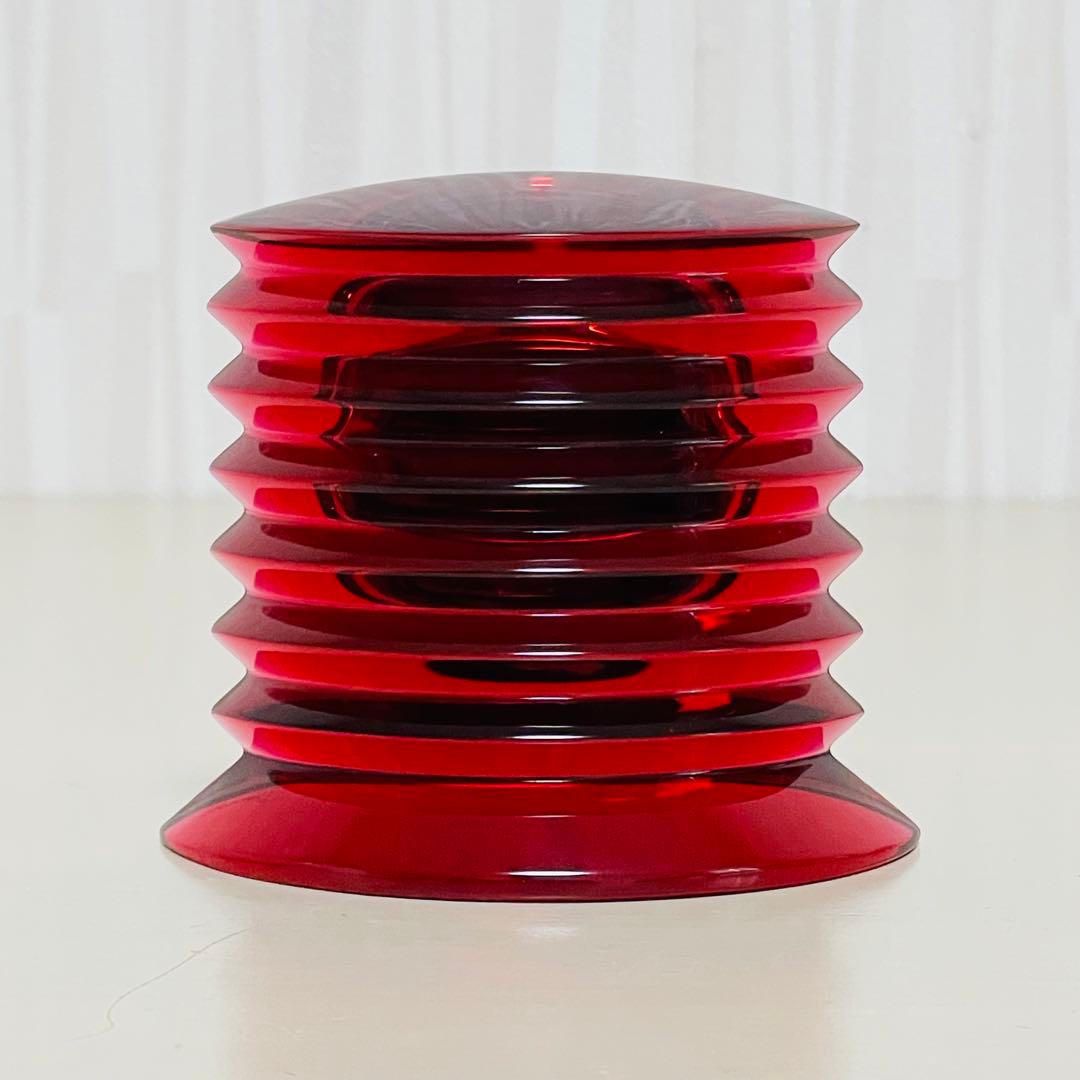 Baccarat バカラ ラランドクロック レッド 赤 置き時計
