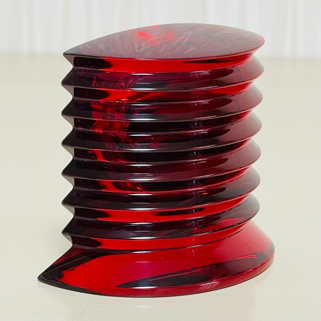 Baccarat バカラ ラランドクロック レッド 赤 置き時計
