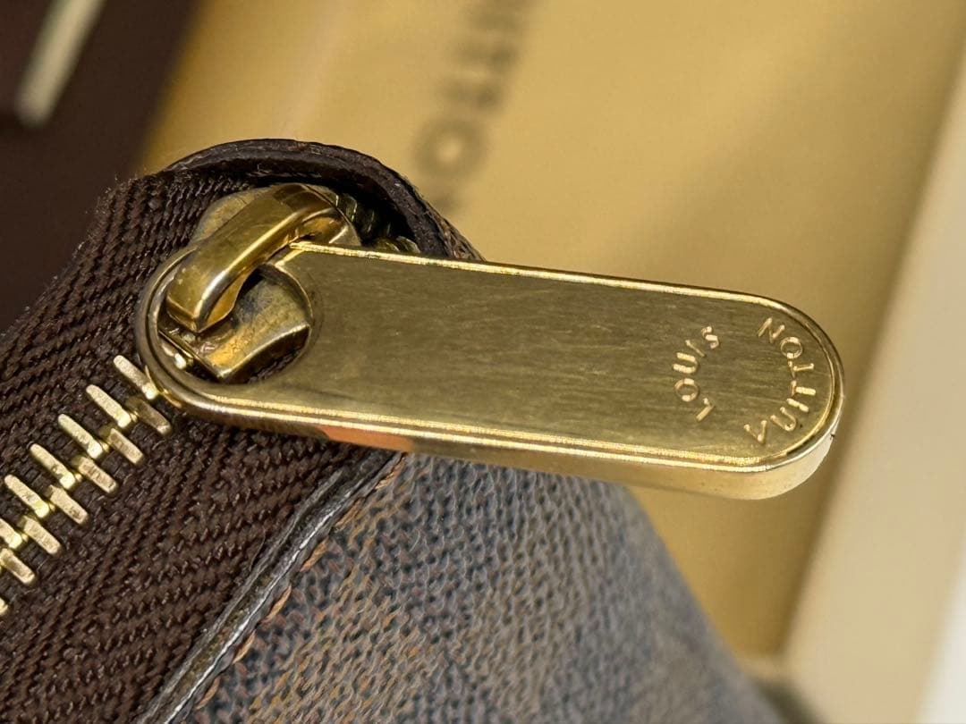 極美品！LOUIS VUITTONルイヴィトン　ダミエ　ジッピーウォレット長財布