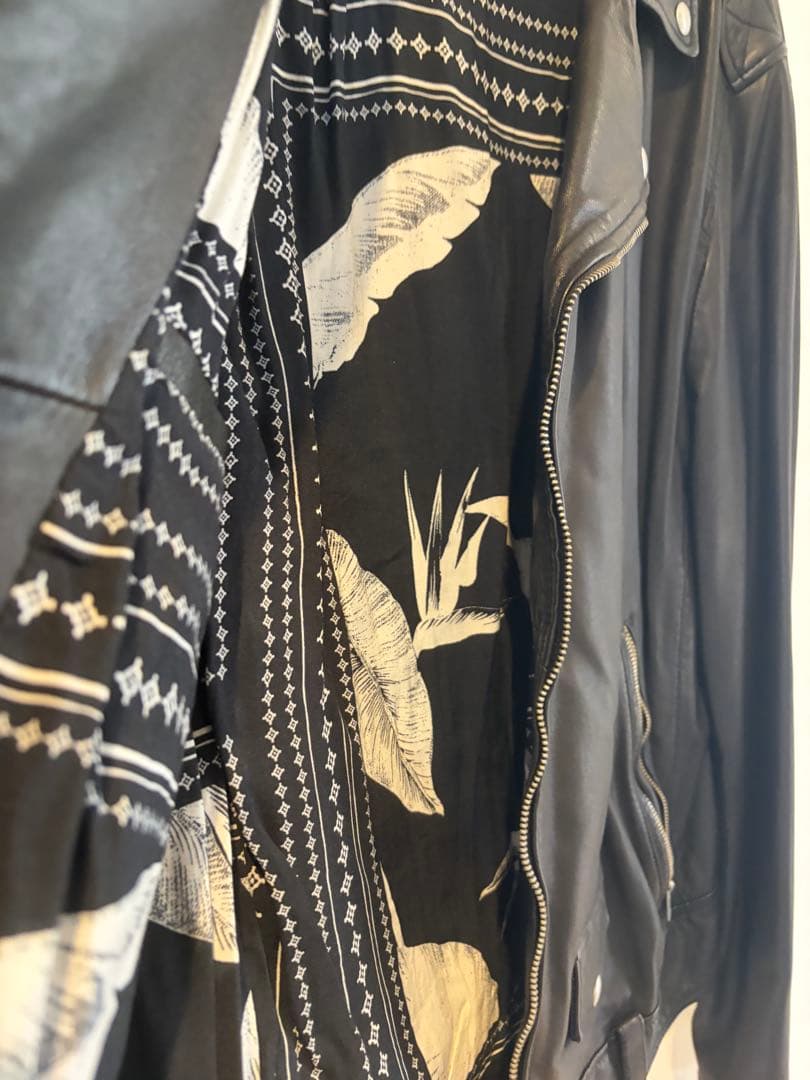 ALLSAINTS ブラックレザージャケット Sサイズ
