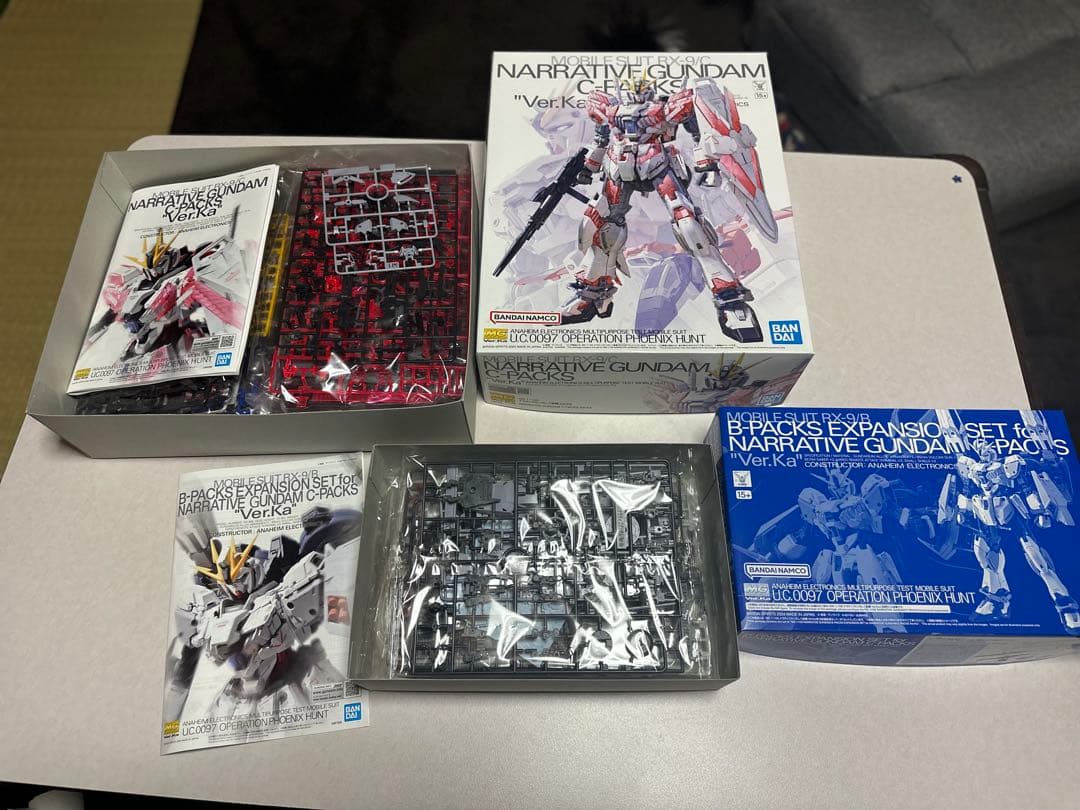 MG ナラティブガンダム　シナンジュスタイン MGＢ装備拡張 HGナラティブ