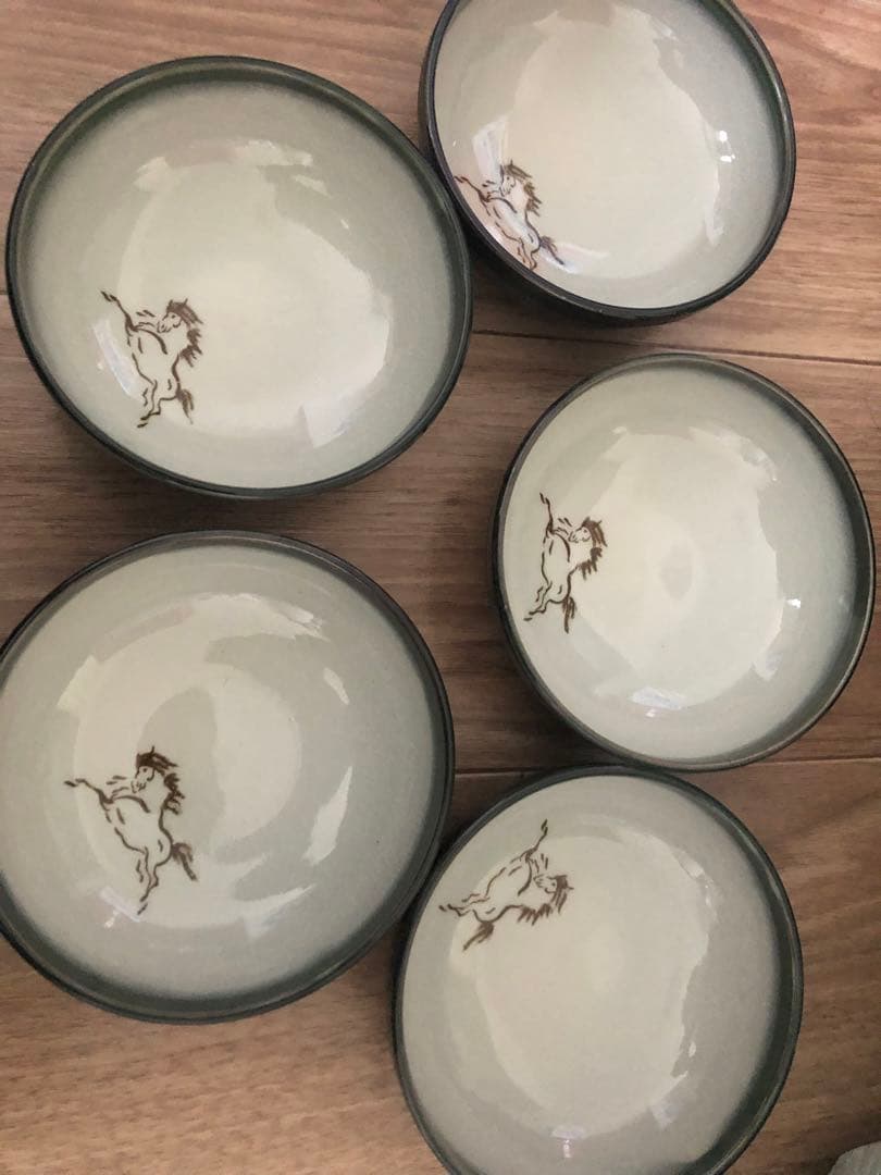 相島焼　茶碗　5枚　新品未使用