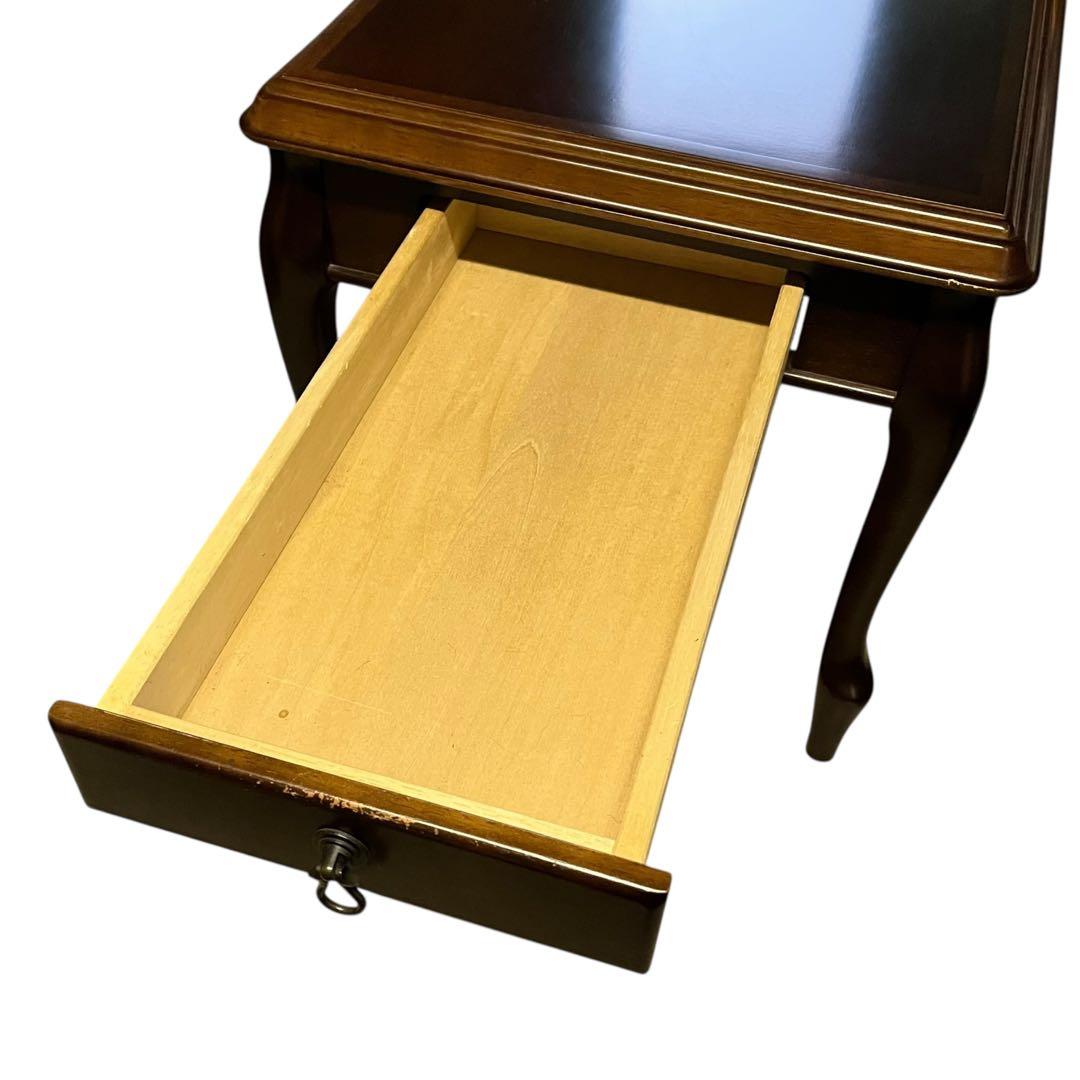 【美品】maruni サイドテーブル 猫脚 天然木 木工 ヴィンテージ