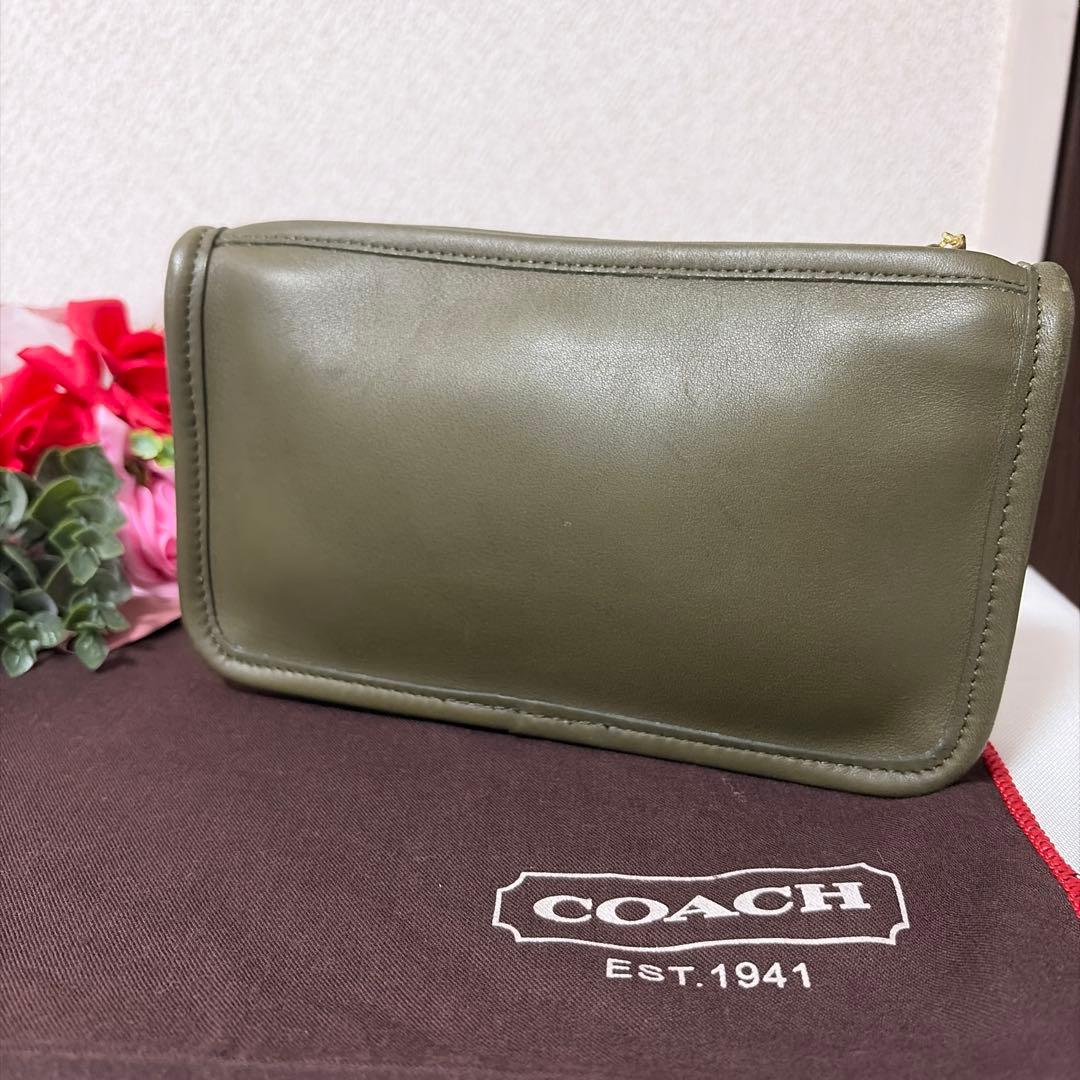 バッグ OLD COACH GLEEN CHUNKY CASE POUCH