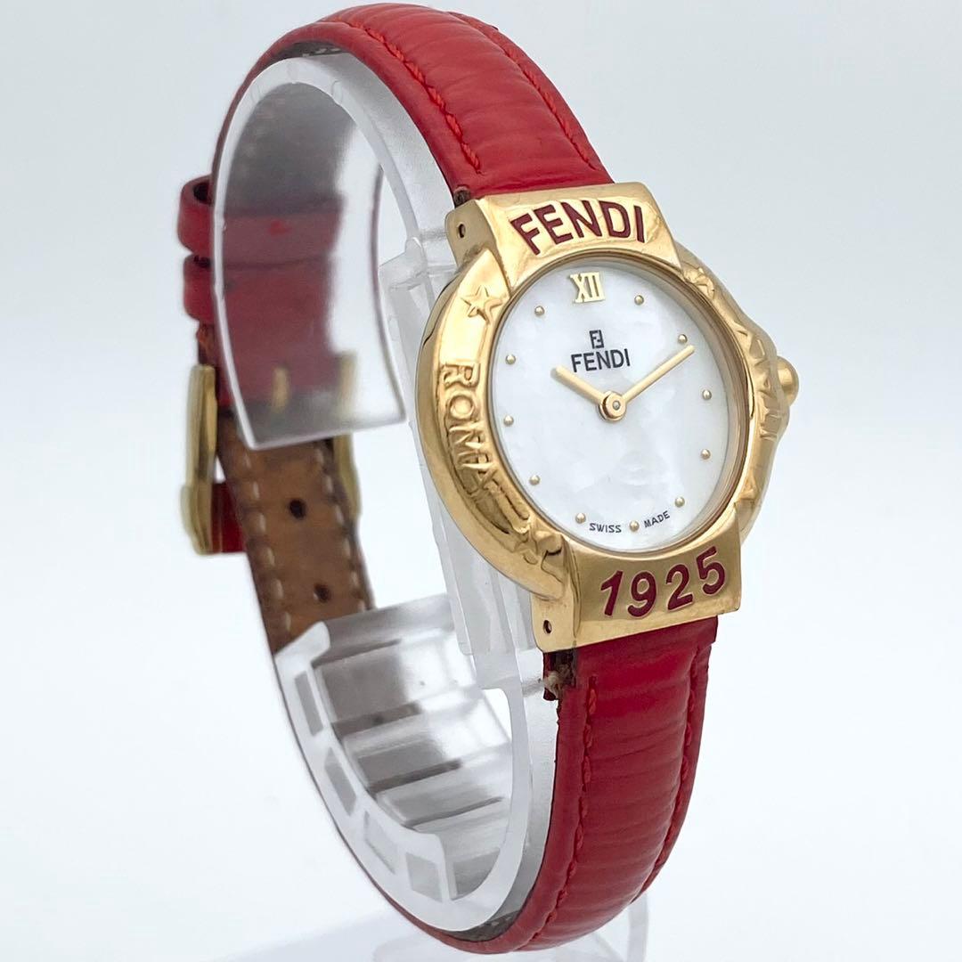 【稼働品】FENDI クォーツ ゴールド 腕時計￼￼￼ 430L 新品電池
